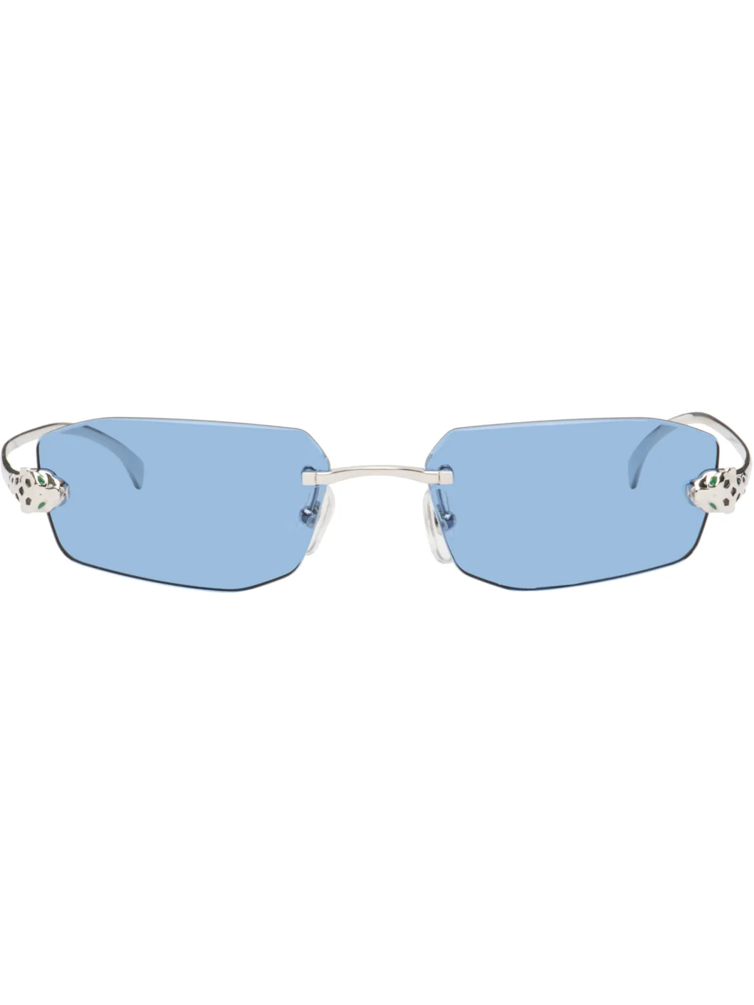 Silver 'Panthère de Cartier' Sunglasses - 1