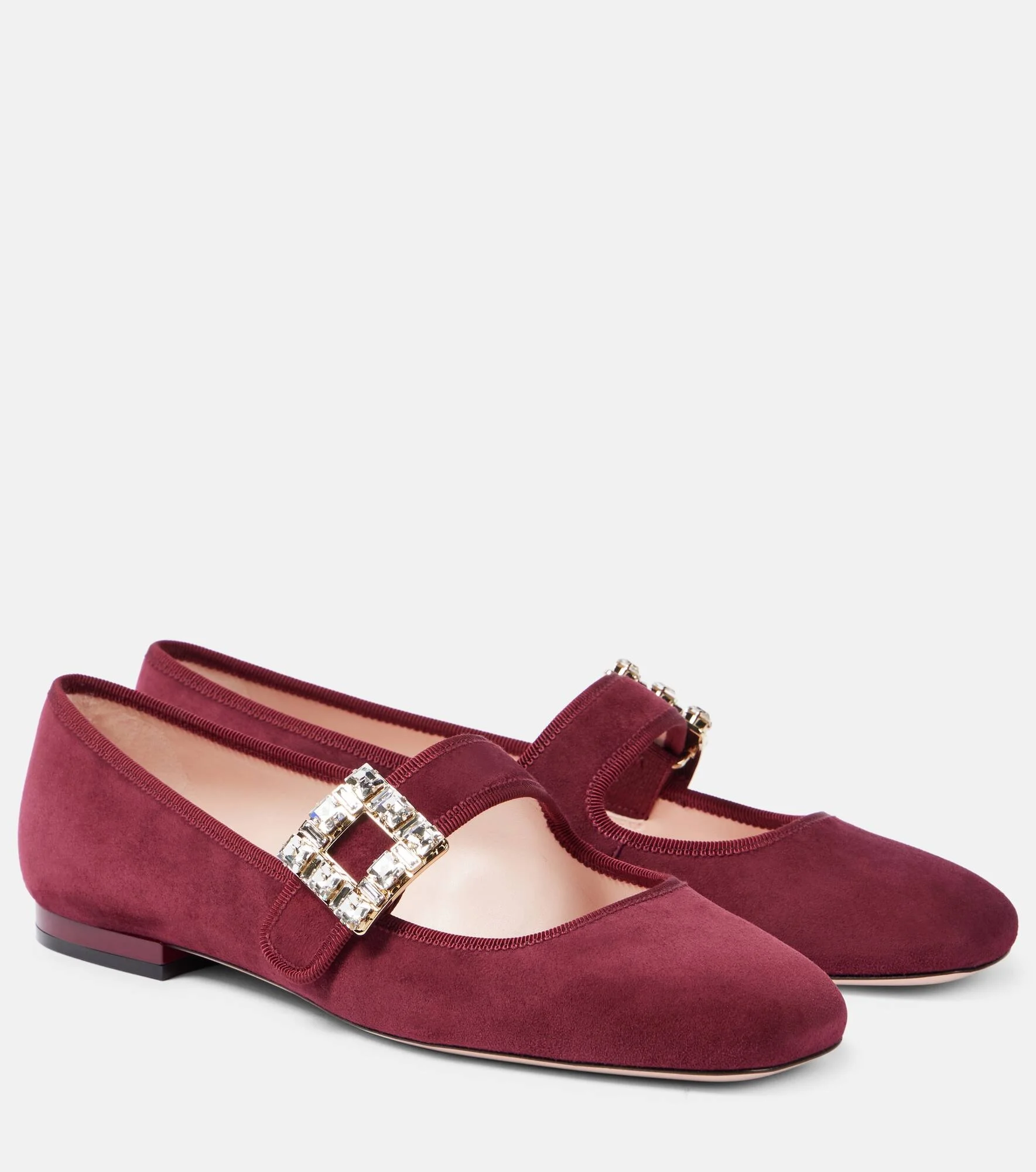 Très Vivier suede Mary Jane flats - 1