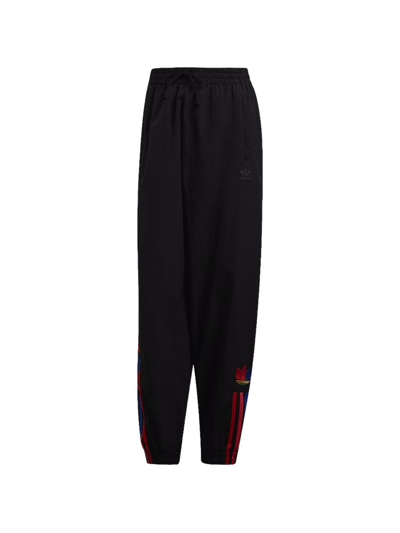 elasticated-waistband track pants 1