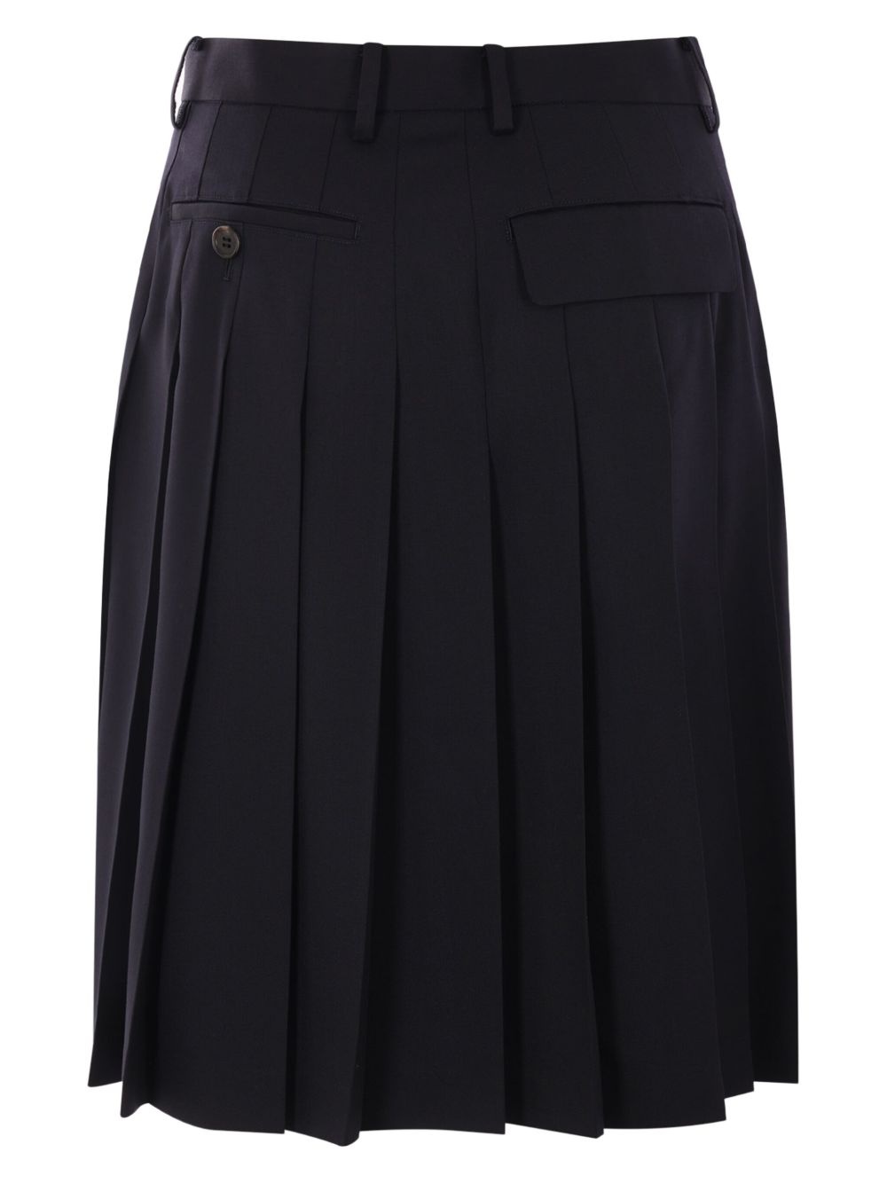 wool pleated skort - 2
