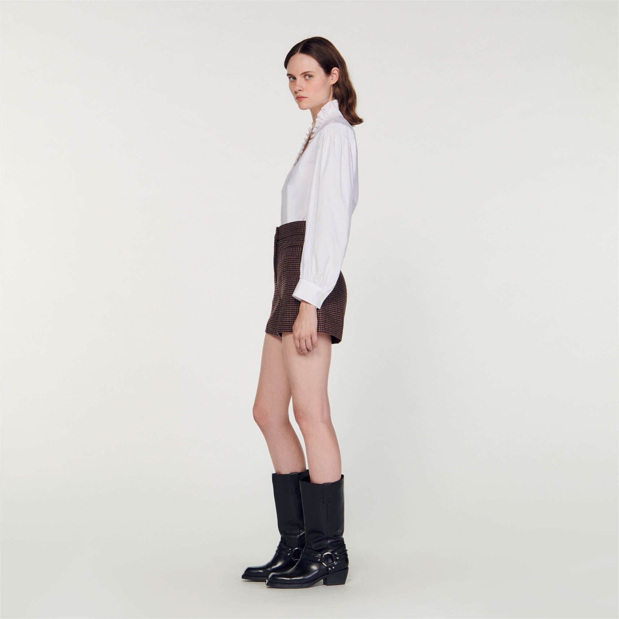 HOUNDSTOOTH SHORTS - 7