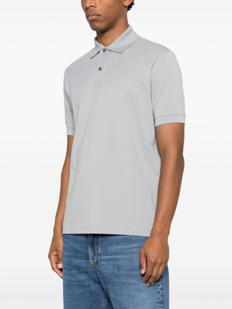 Artist Stripe striped placket polo shirt 3