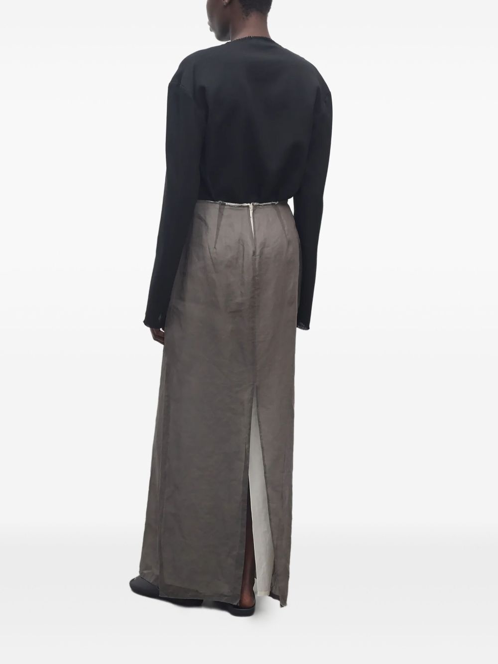Zaira front-slit maxi skirt - 3