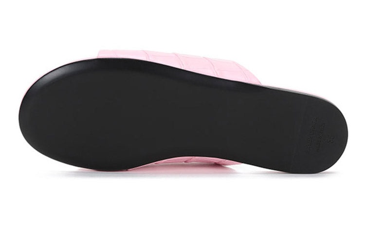(WMNS) Balenciaga BB Cosy Mules 'Pink Black' 629537WA9D35681 - 6