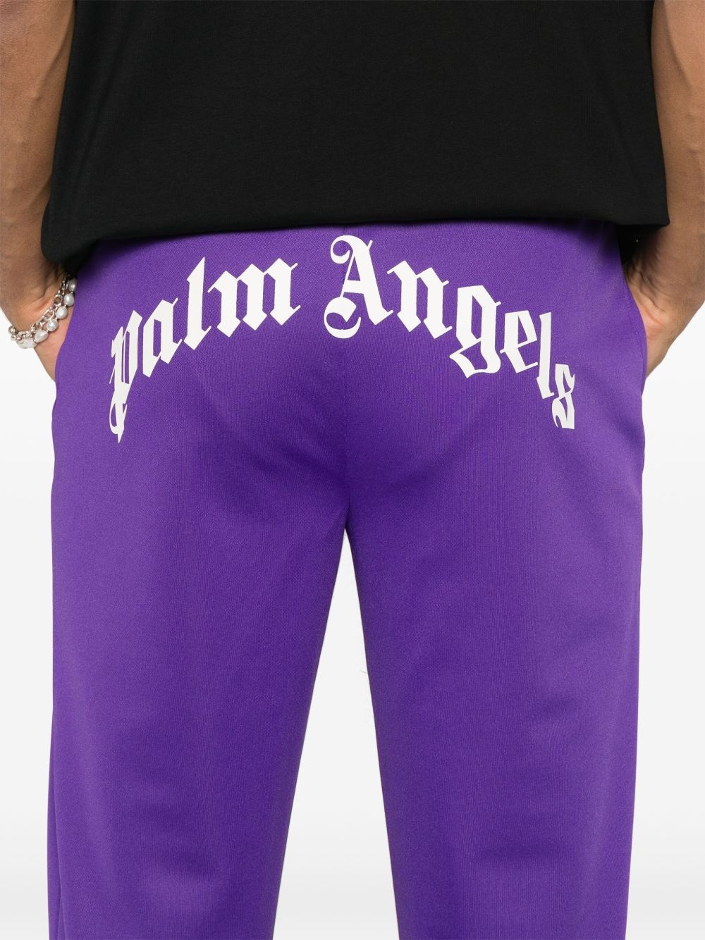 curved-logo track pants - 5