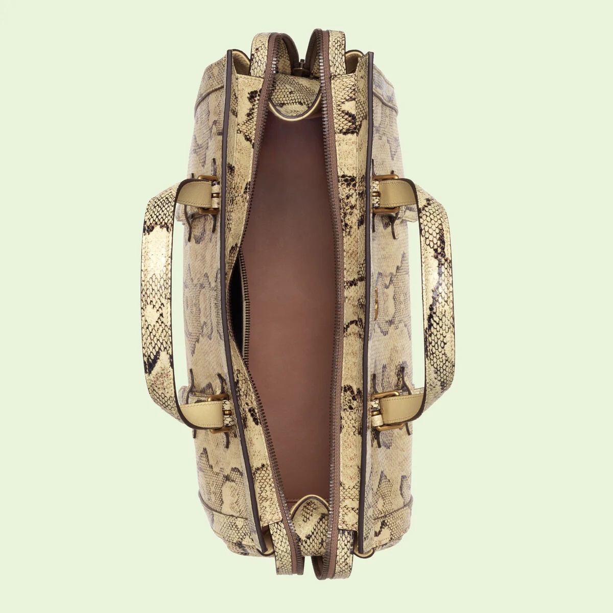 Python tote bag with Double G - 8