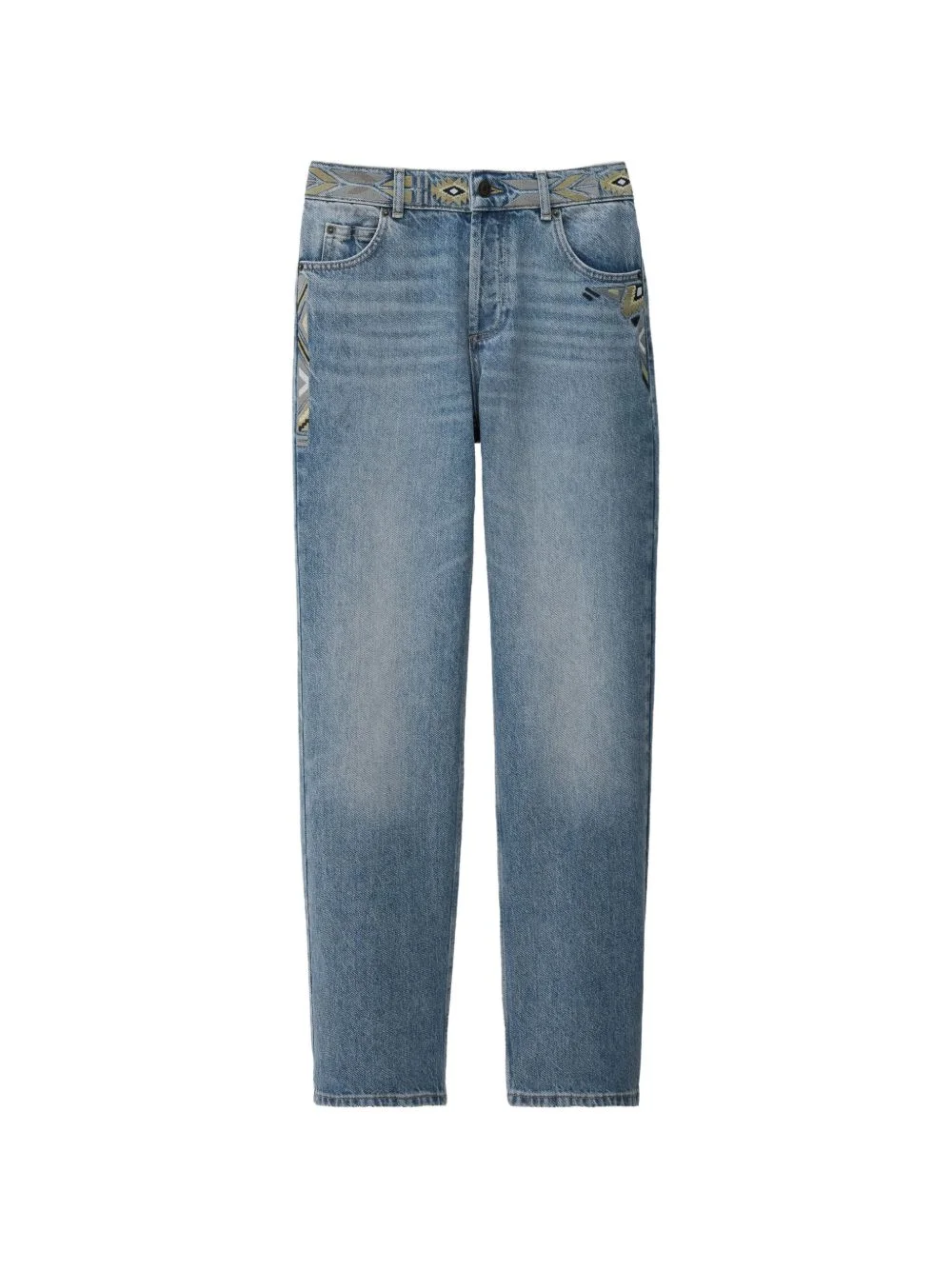 Rizie embroidered jeans - 1