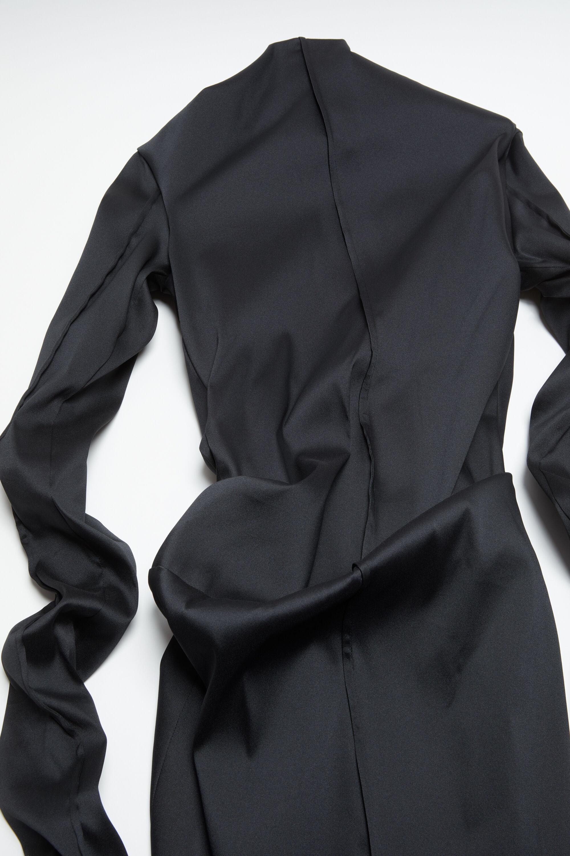 Draped dress - Black - 6