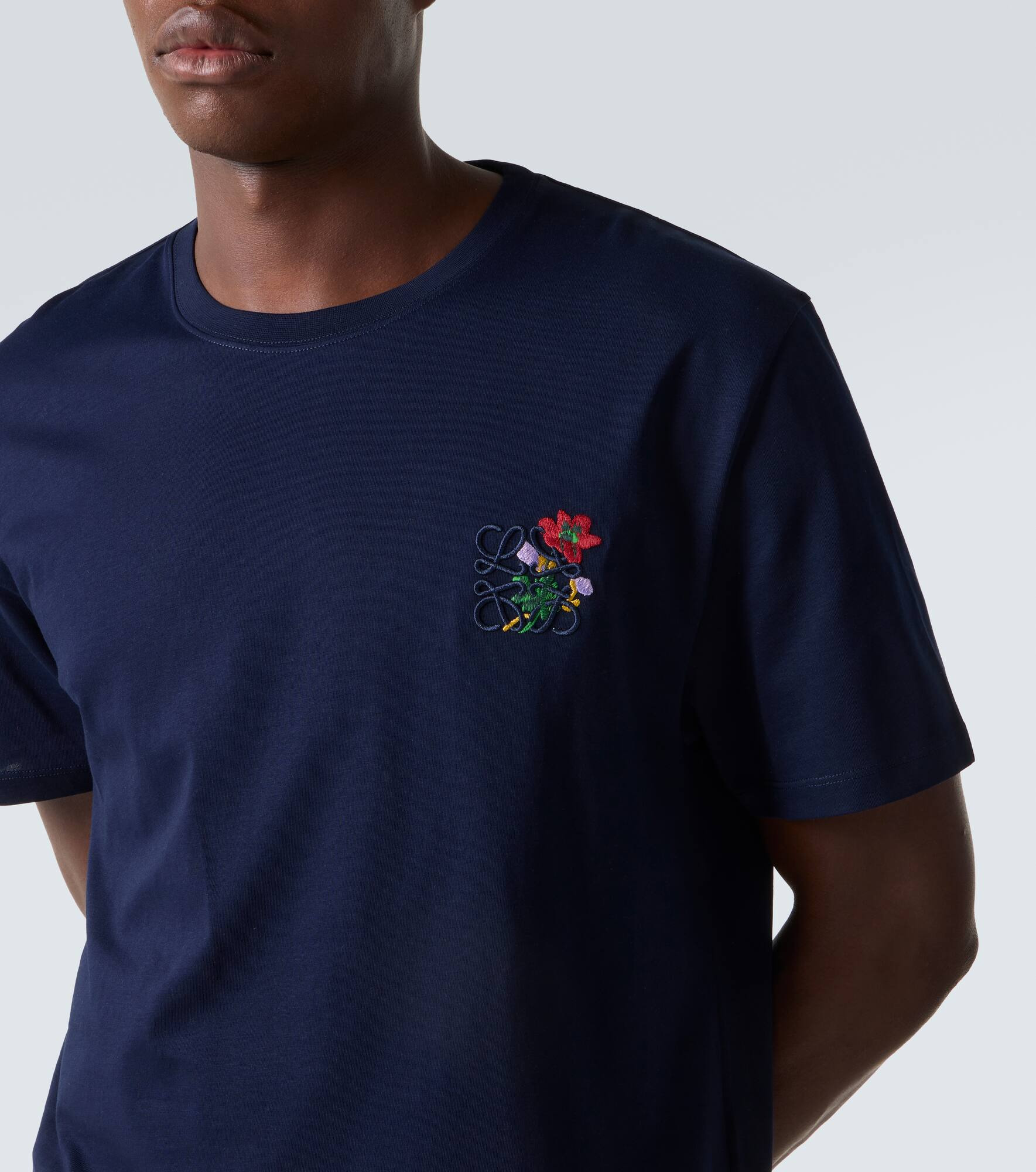 Anagram floral cotton T-shirt - 6