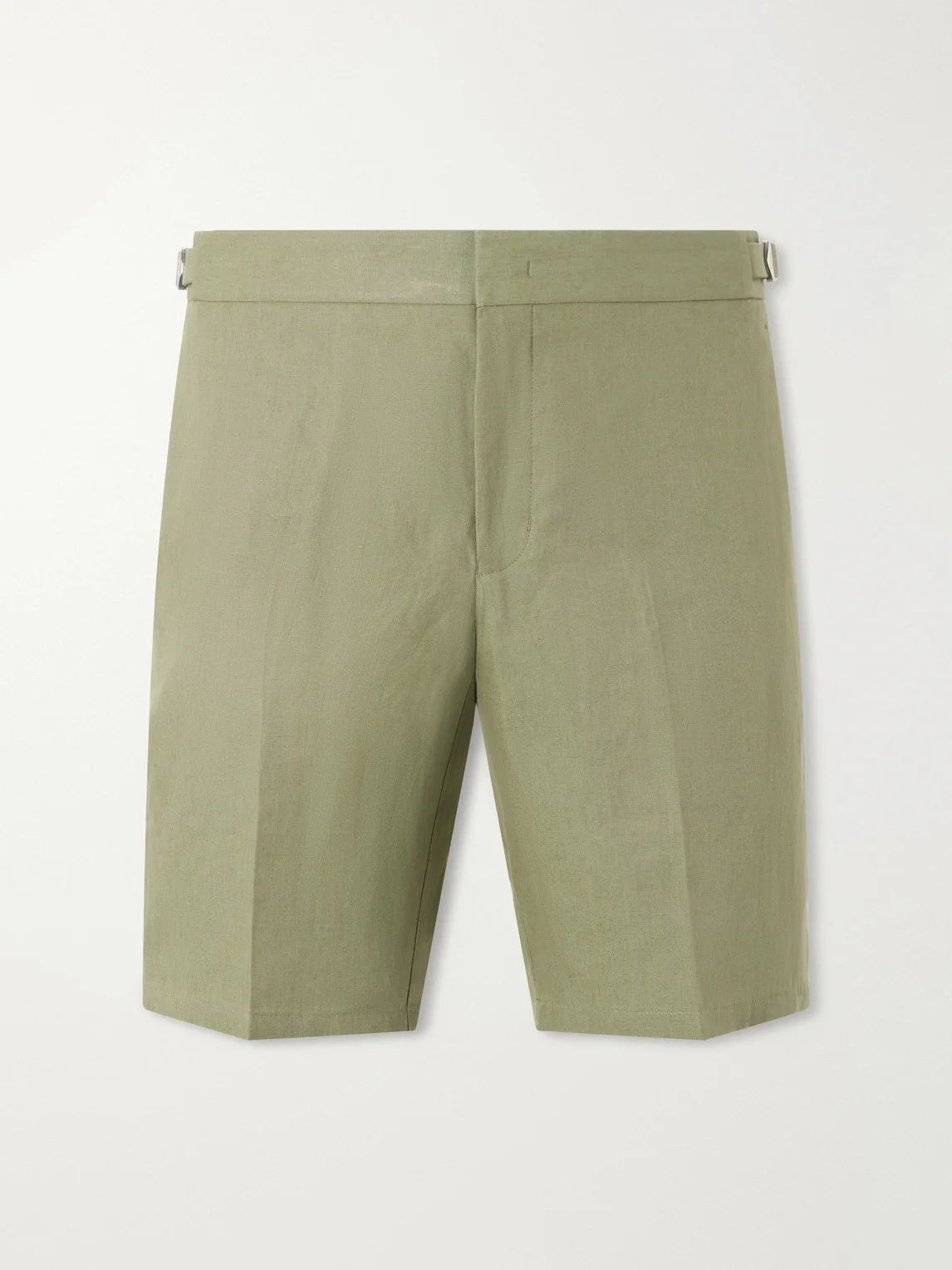 Straight-Leg Cotton Shorts - 1