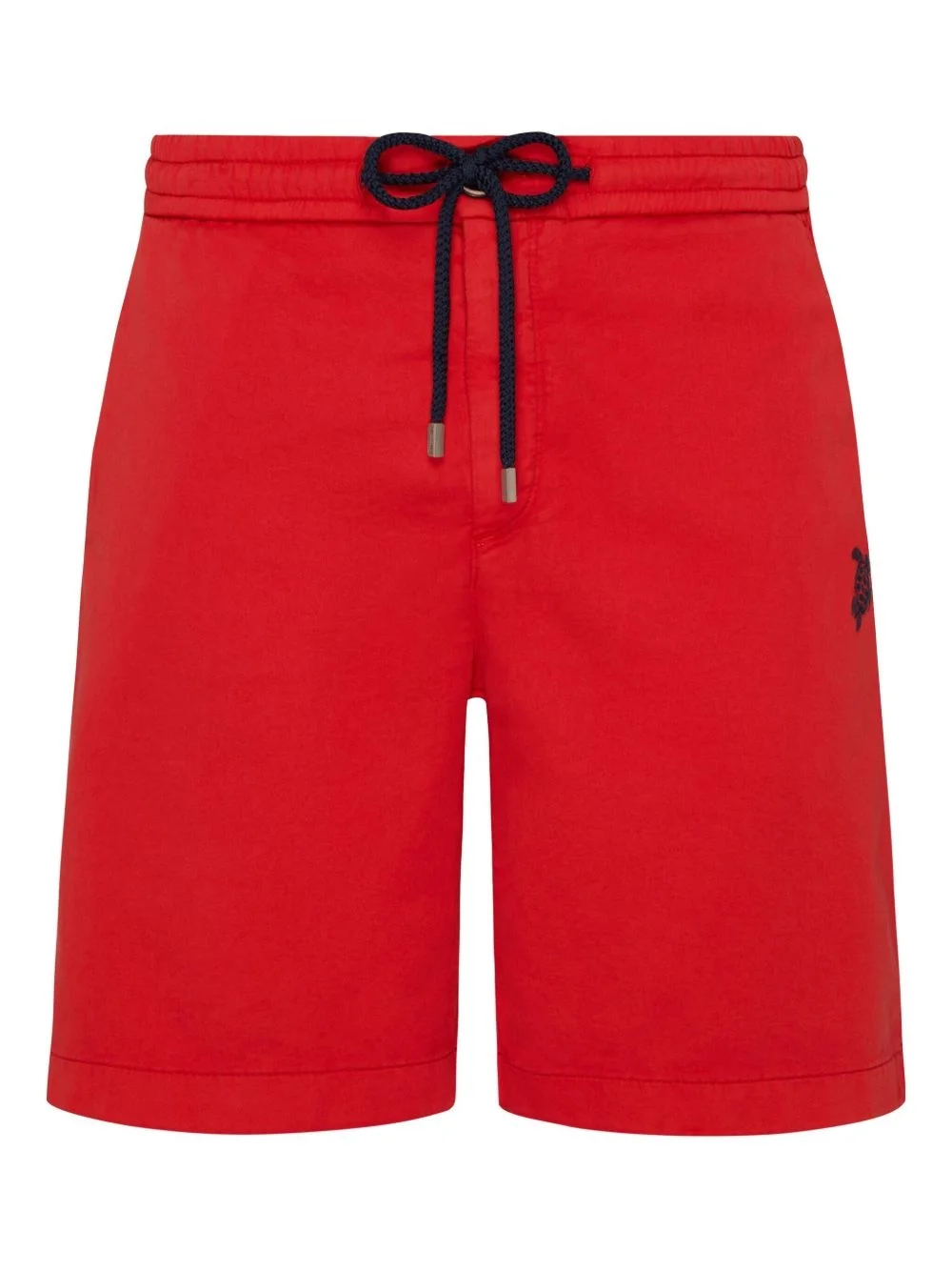 Turtle-embroidered shorts - 1