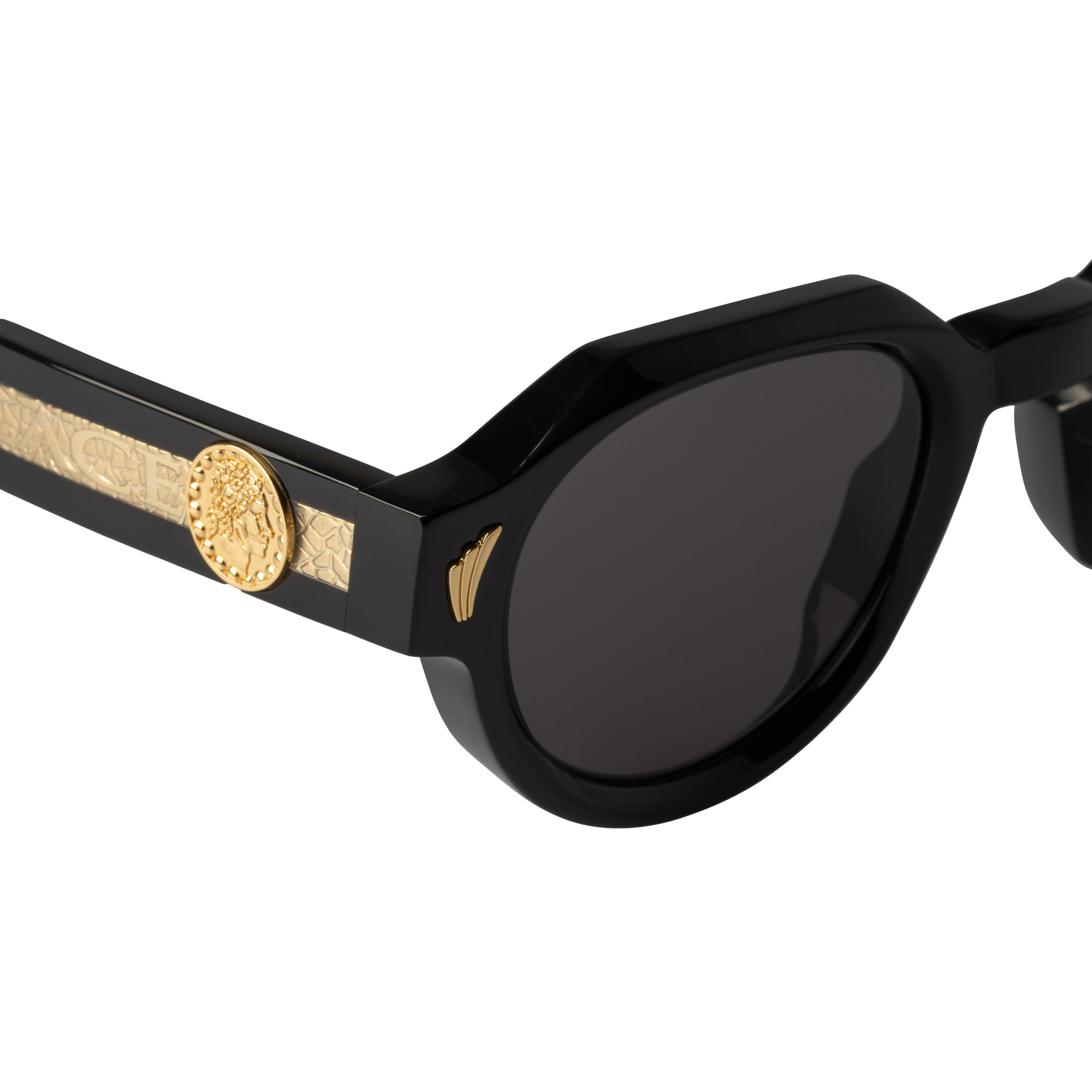 PALACE CUTLER AND GROSS VICTORY ROUND SUNGLASSES BLACK - 3