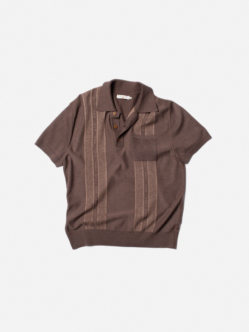 Frippe Polo Shirt Brown 1
