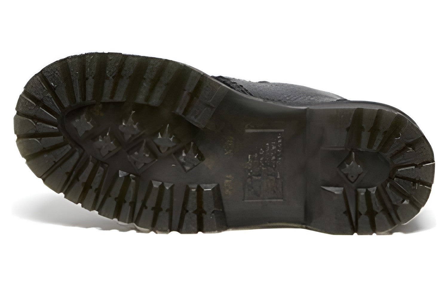 (WMNS) Dr. Martens Devon Flower Buckle Leather Platform Boots 'Black' 27642001 - 5