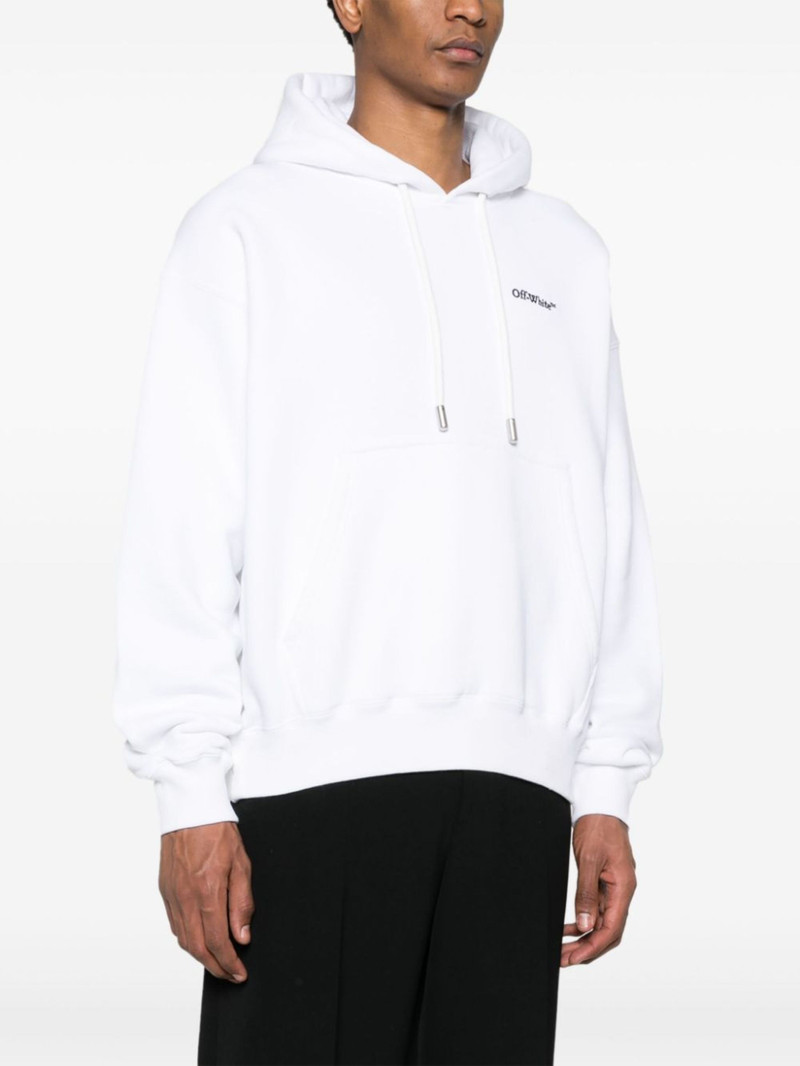 logo-embroidered organic cotton hoodie 4