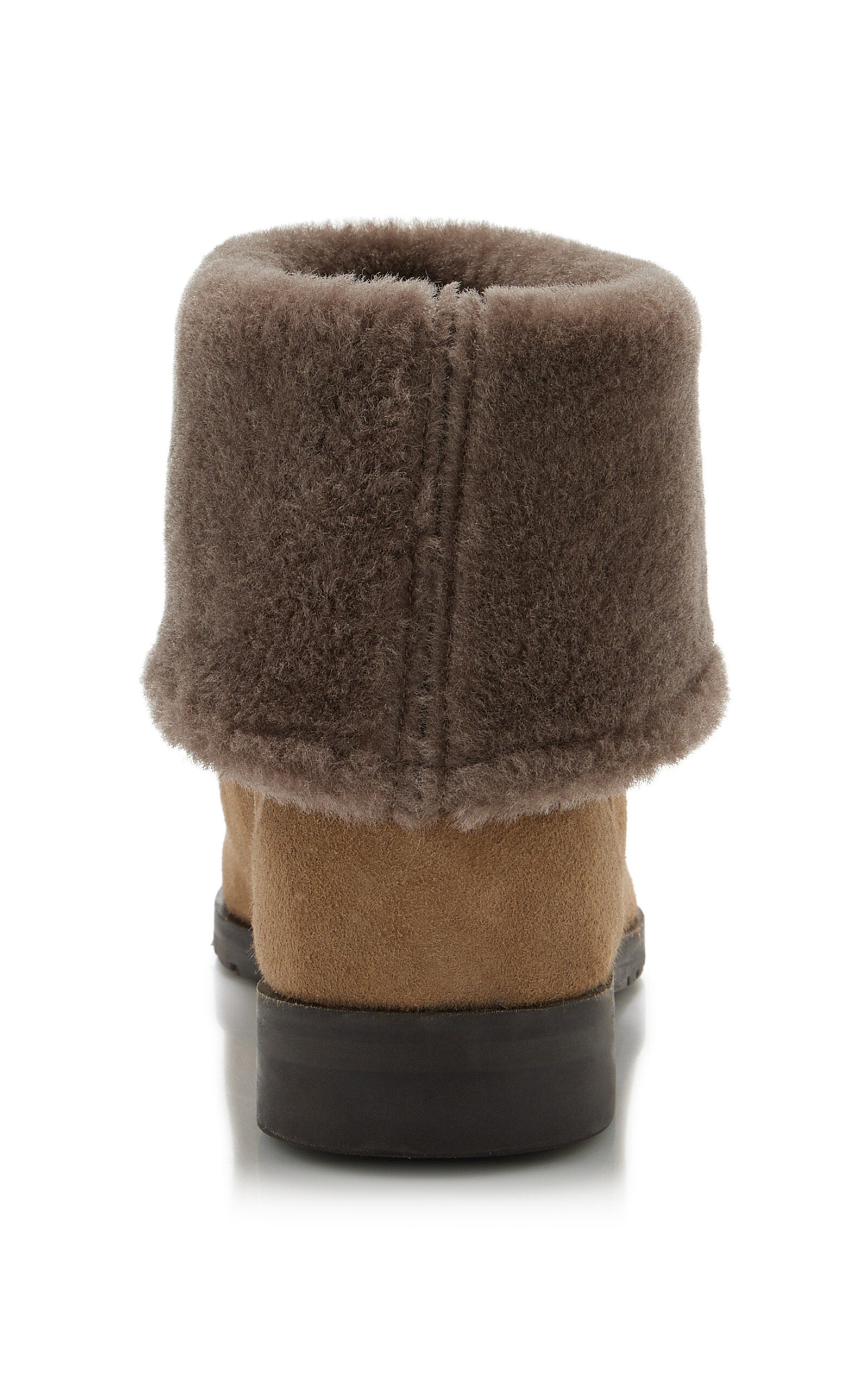 Fold-Down Shearling Boots tan - 5