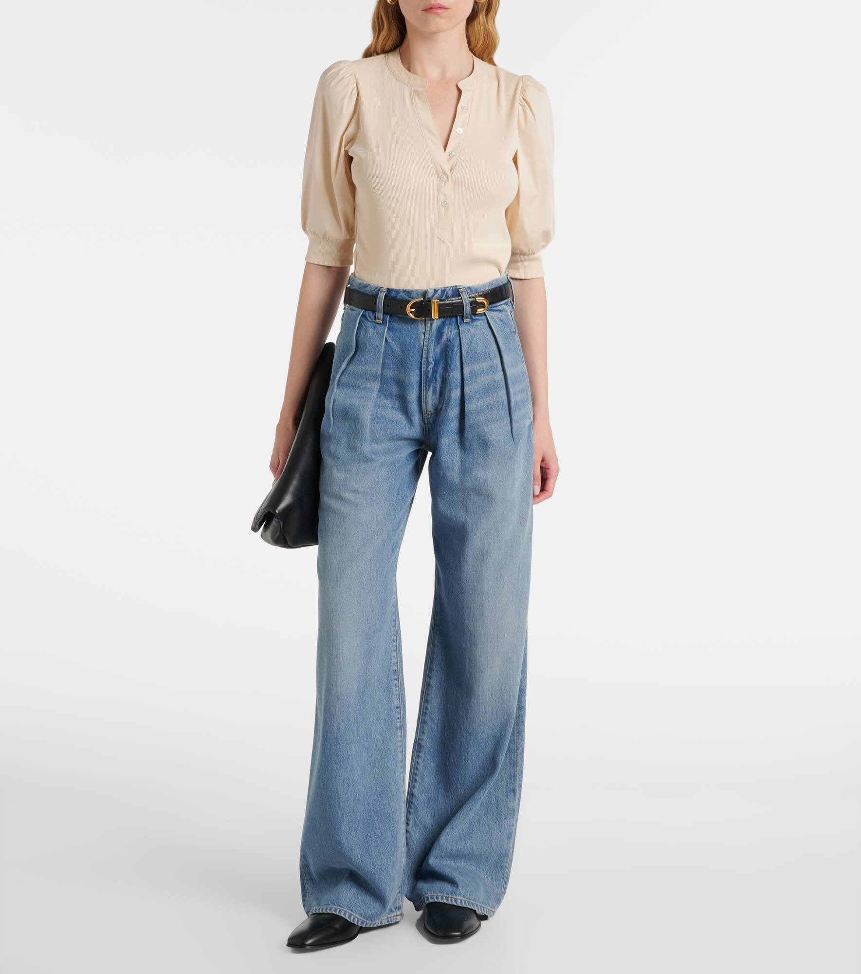 Coralee cotton-blend top - 2