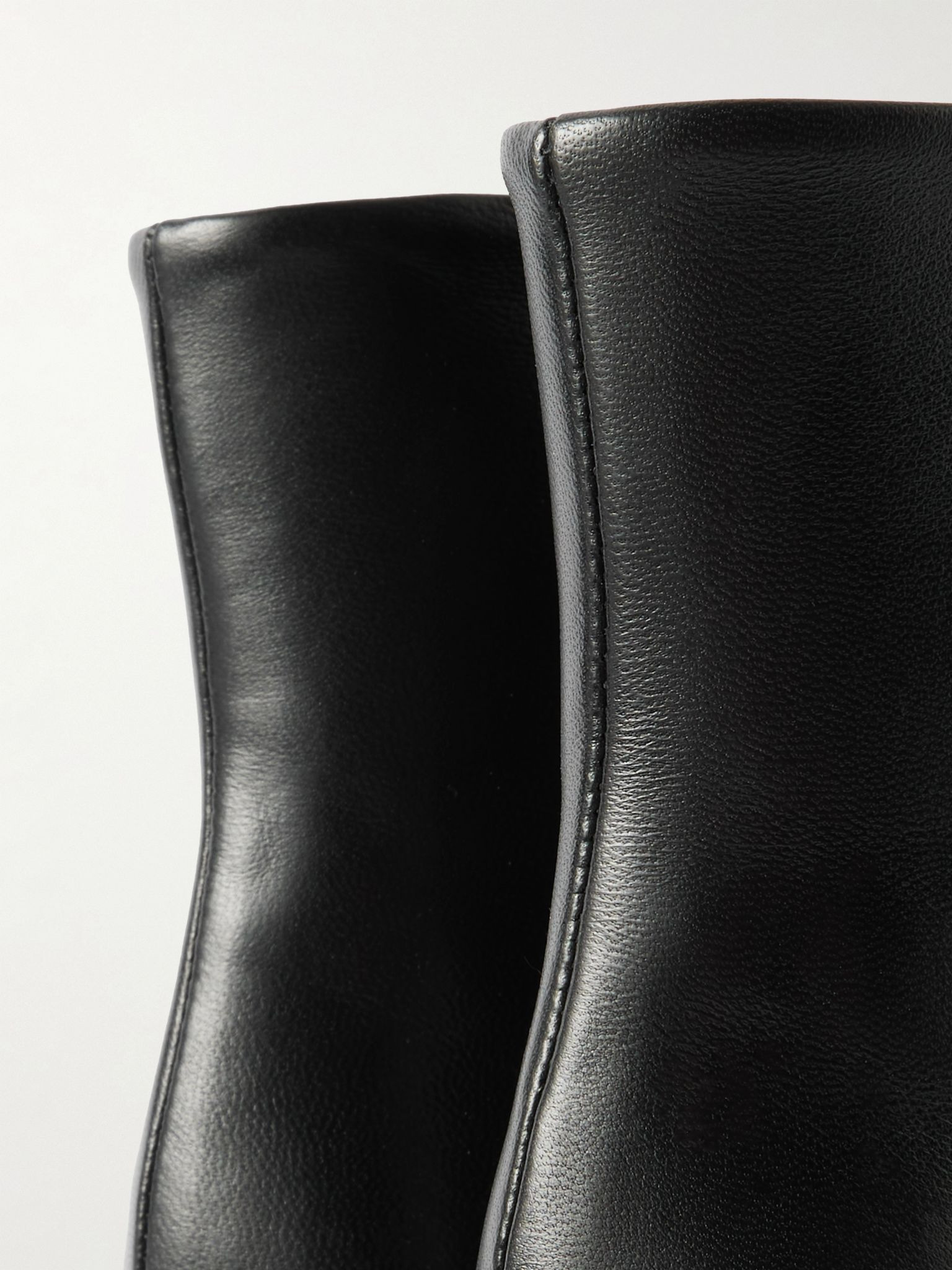 Leather ankle boots Black - 4