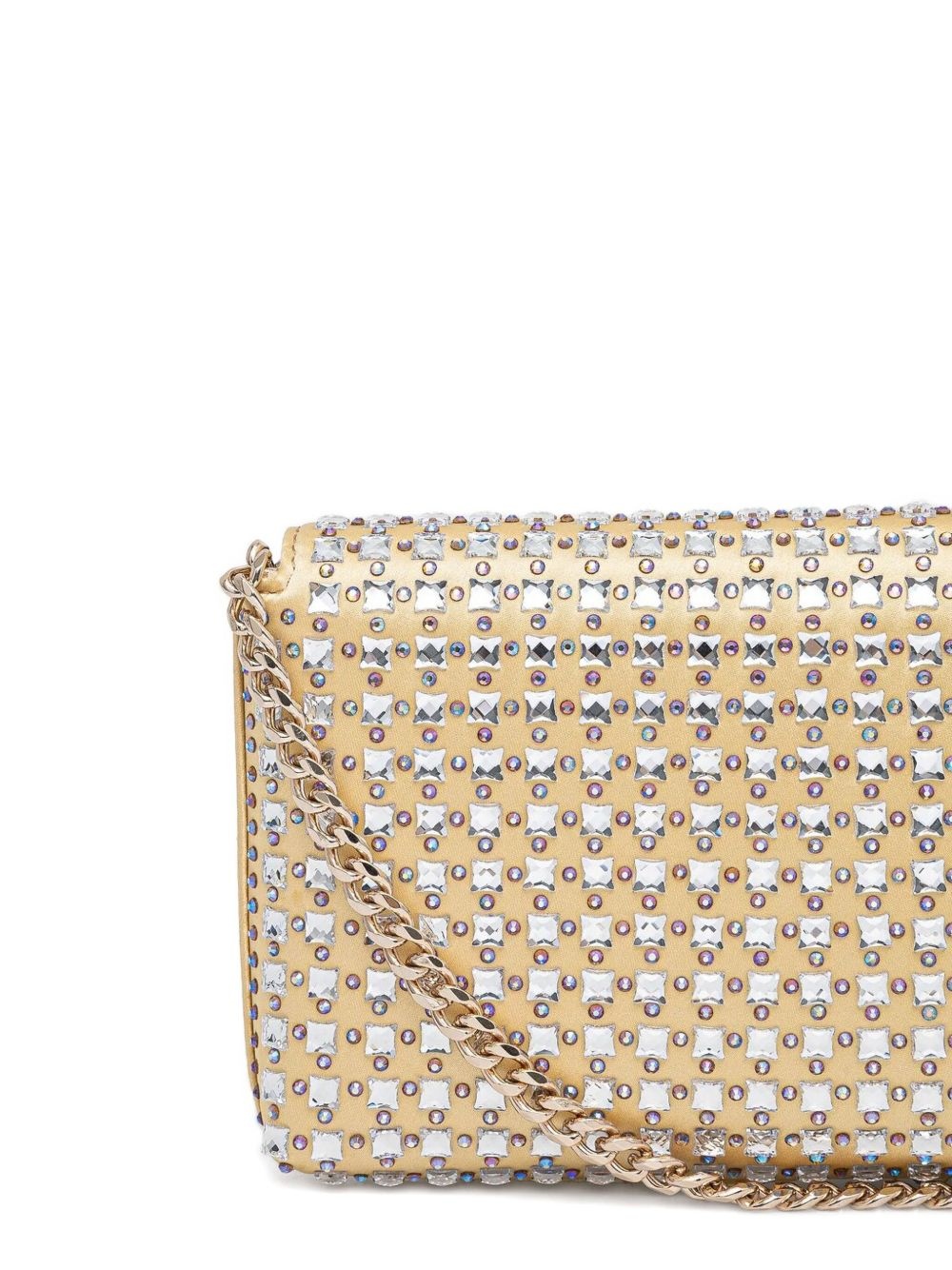 Zaine rhinestone-embellished clutch bag - 3