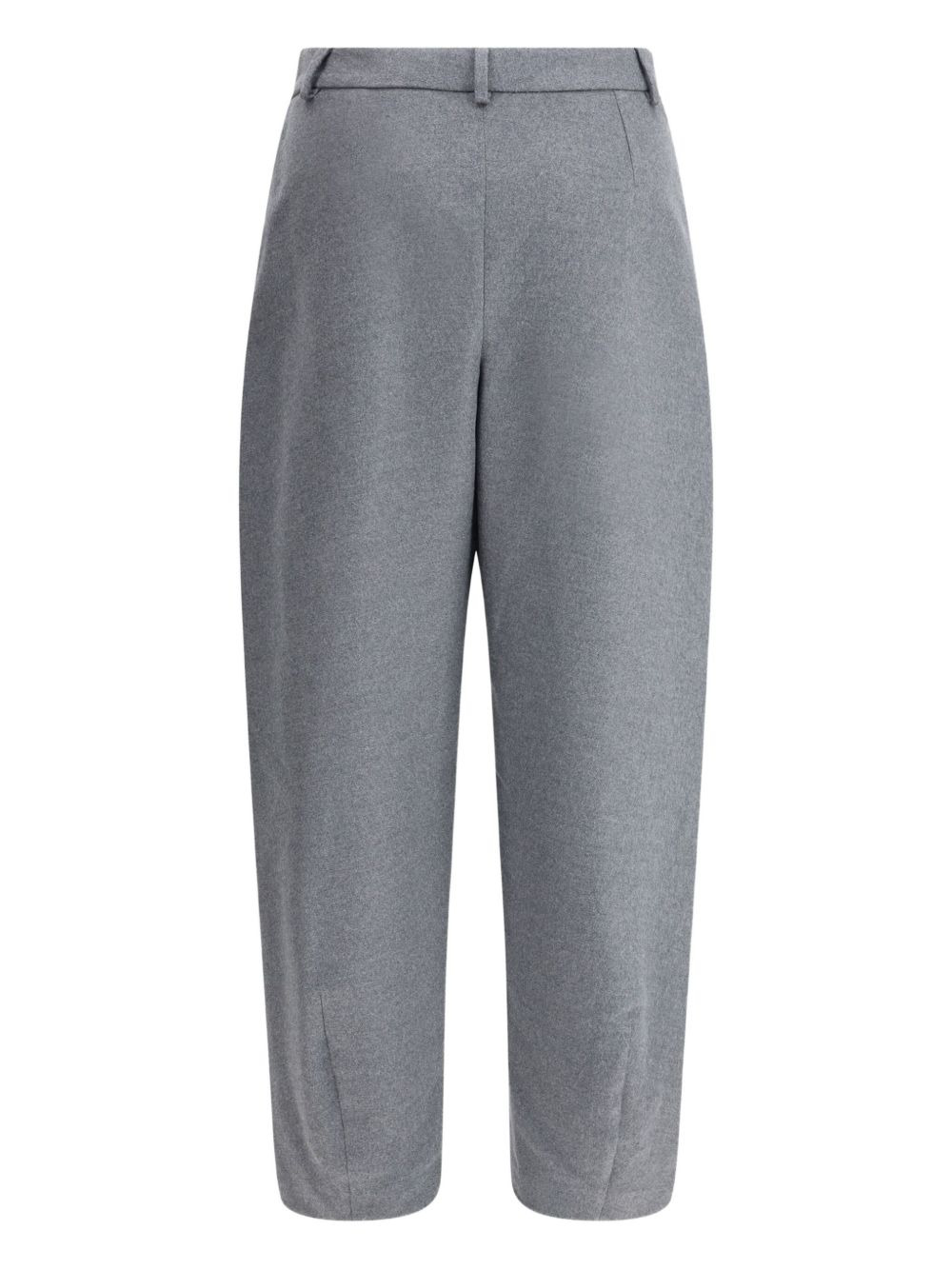 pleated silk trousers - 2
