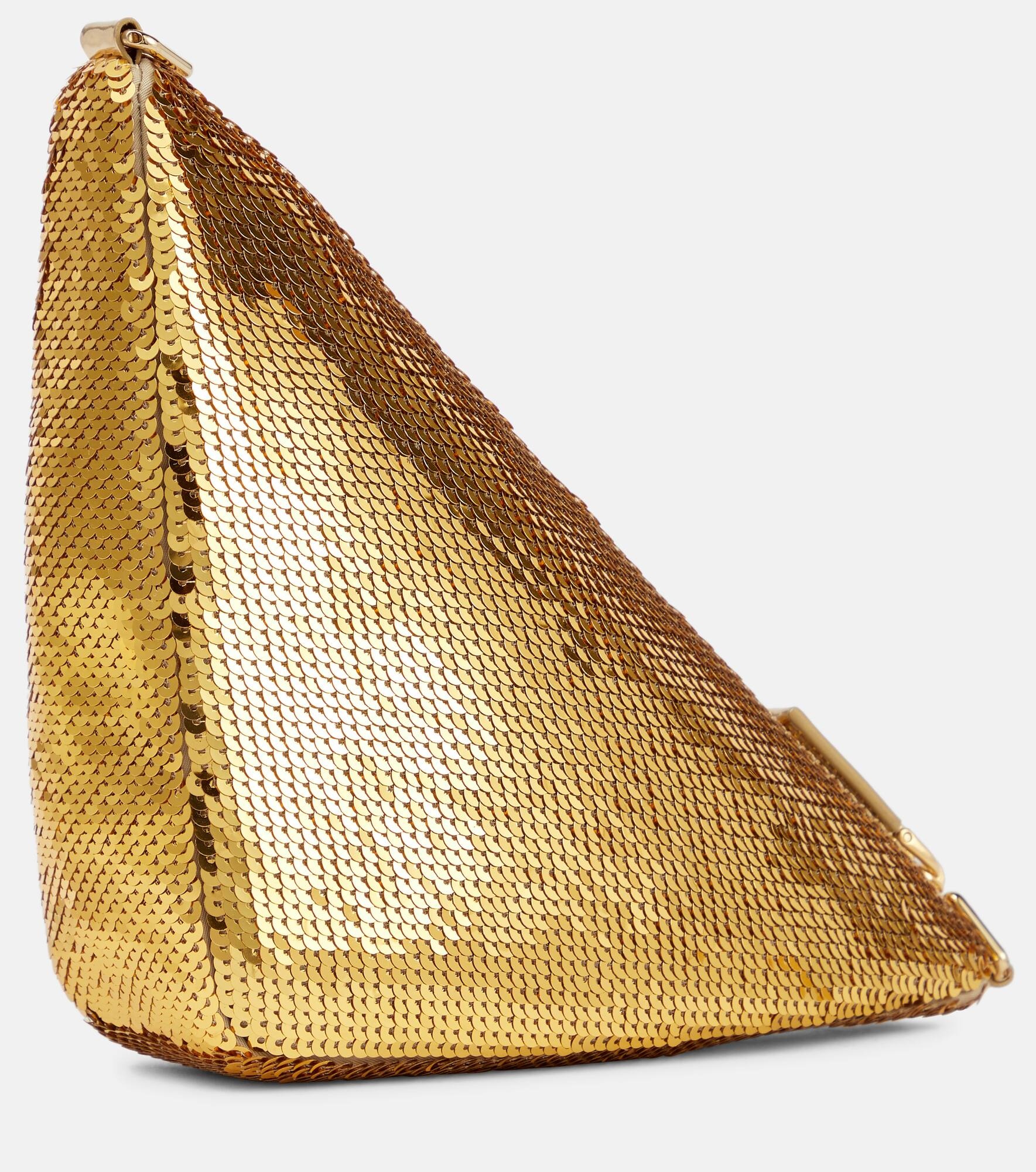 Triangle sequin shoulder bag - 4
