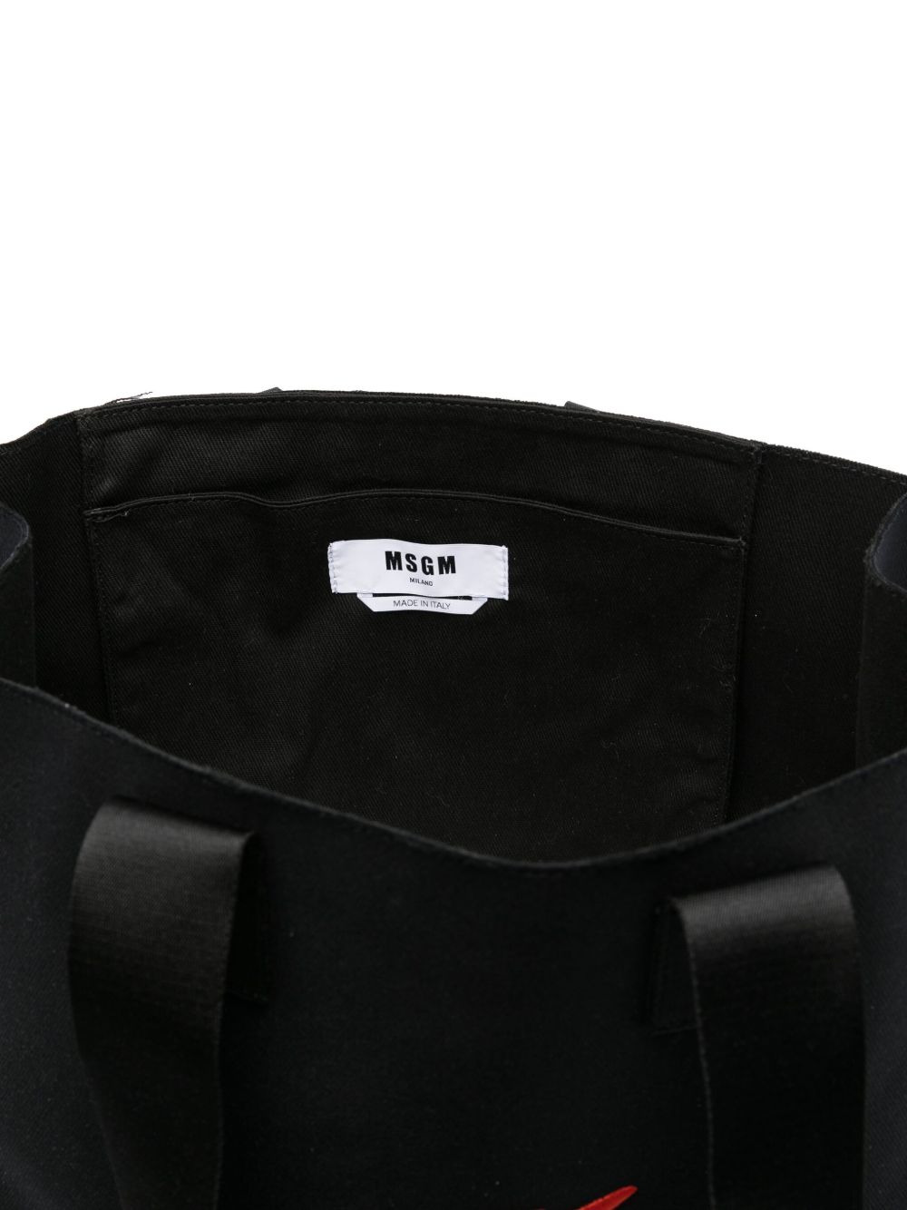 medium logo-embroidered tote bag - 5