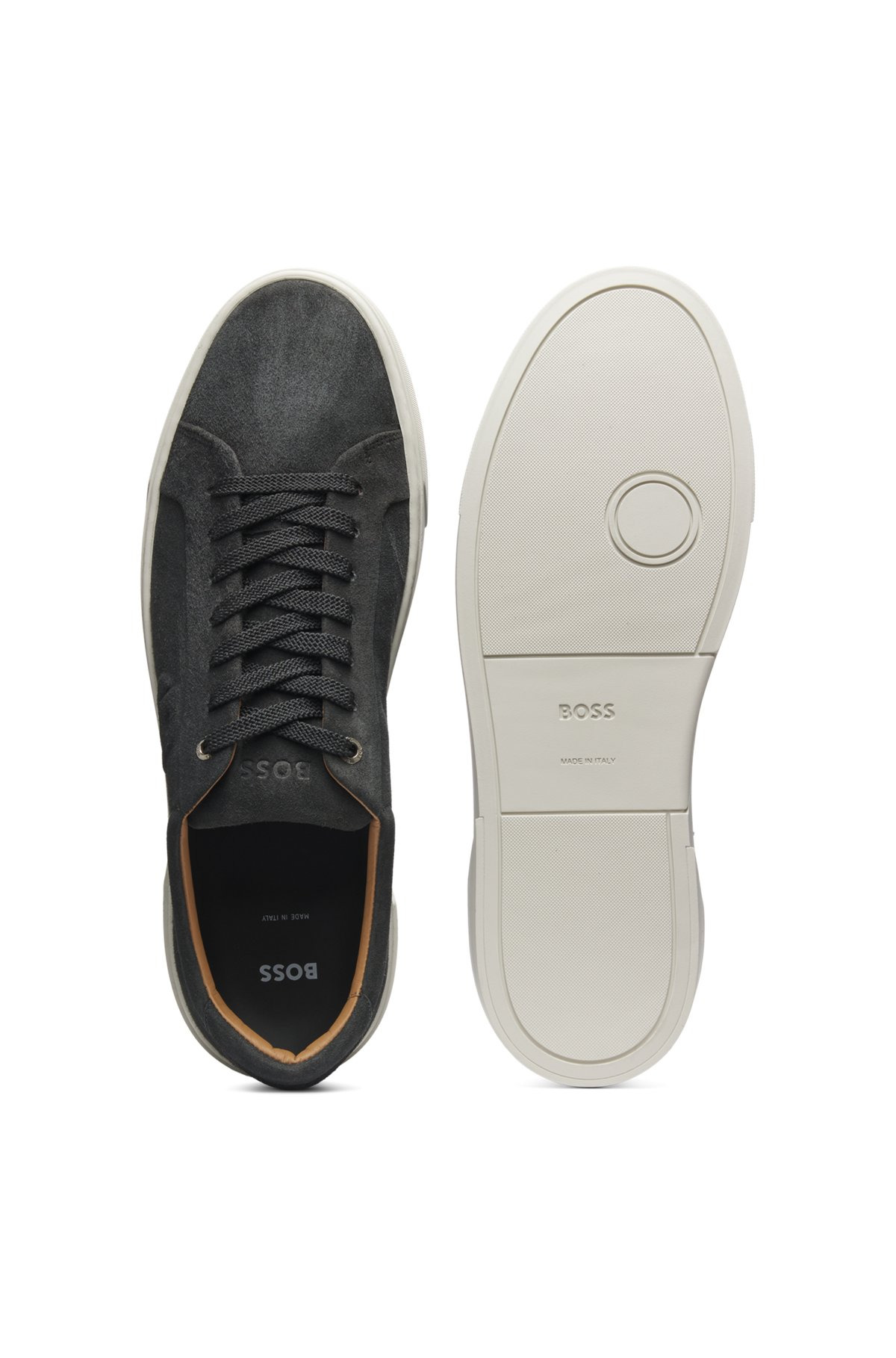 GARY TRAINERS IN VELOUR-EFFECT SUEDE - 4