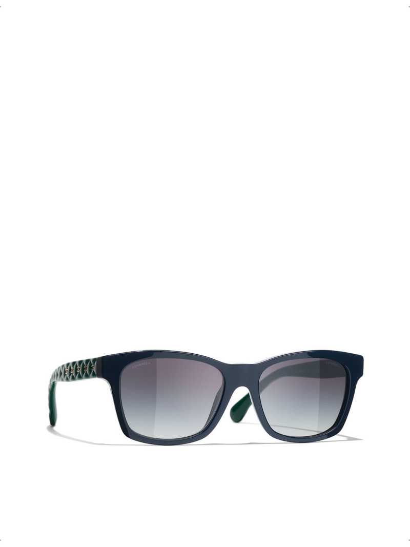CHANEL CH5484 square-frame acetate sunglasses outlook