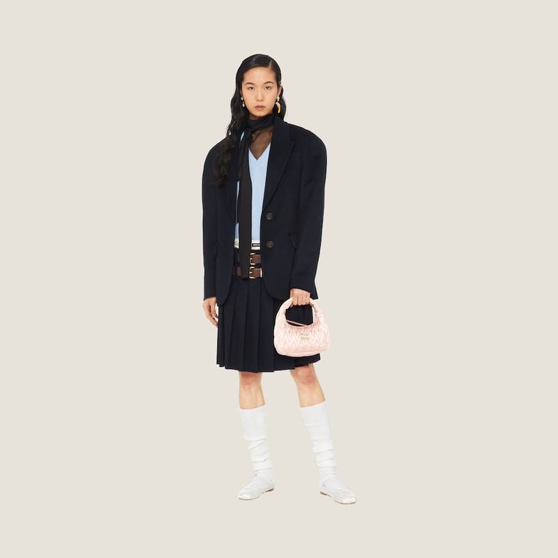 Miu Miu Cashmere sweater with logo outlook