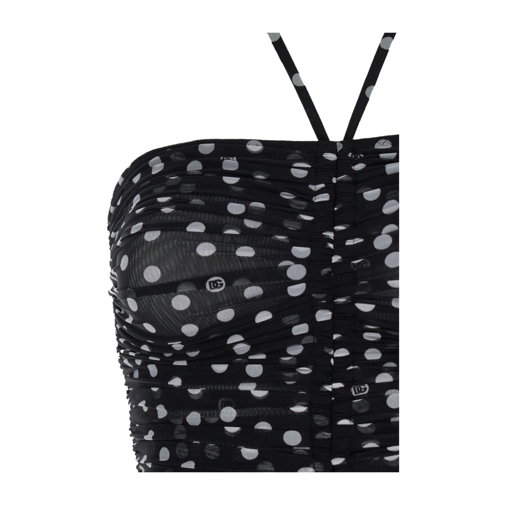 ワンピース Dolce & Gabbana MINI DRESS MAMBO ITALIANO Dolce And Gabbana Mambo Dress Mambo Italiano Polka Dot Bow