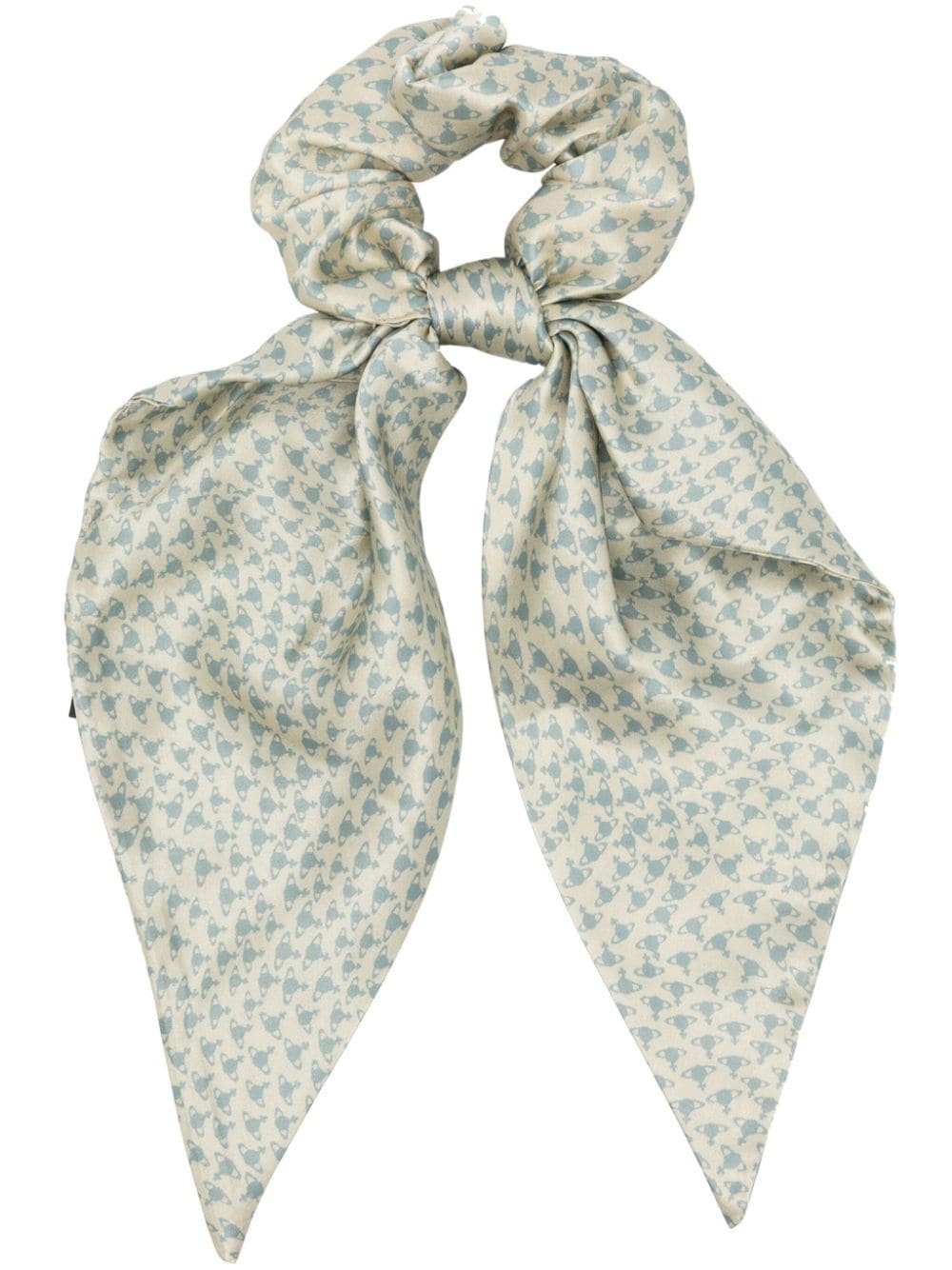 Hilma Silhouette silk scrunchie - 1