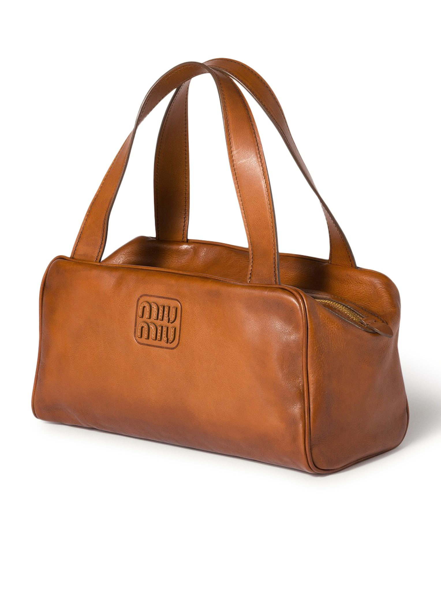 LEATHER TOP HANDLE BAG - 5