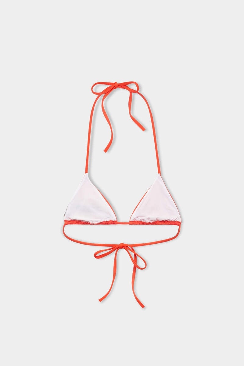 SUMMER LOVERS TRIANGLE BIKINI TOP - 2