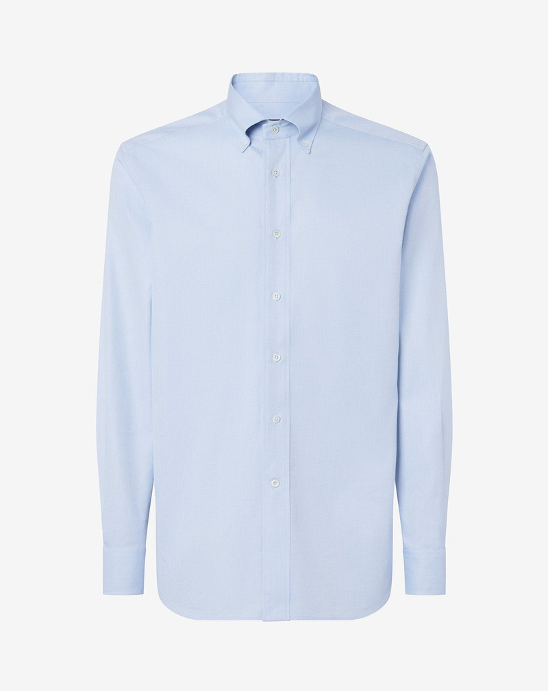 Pale blue royal Oxford cotton shirt 1