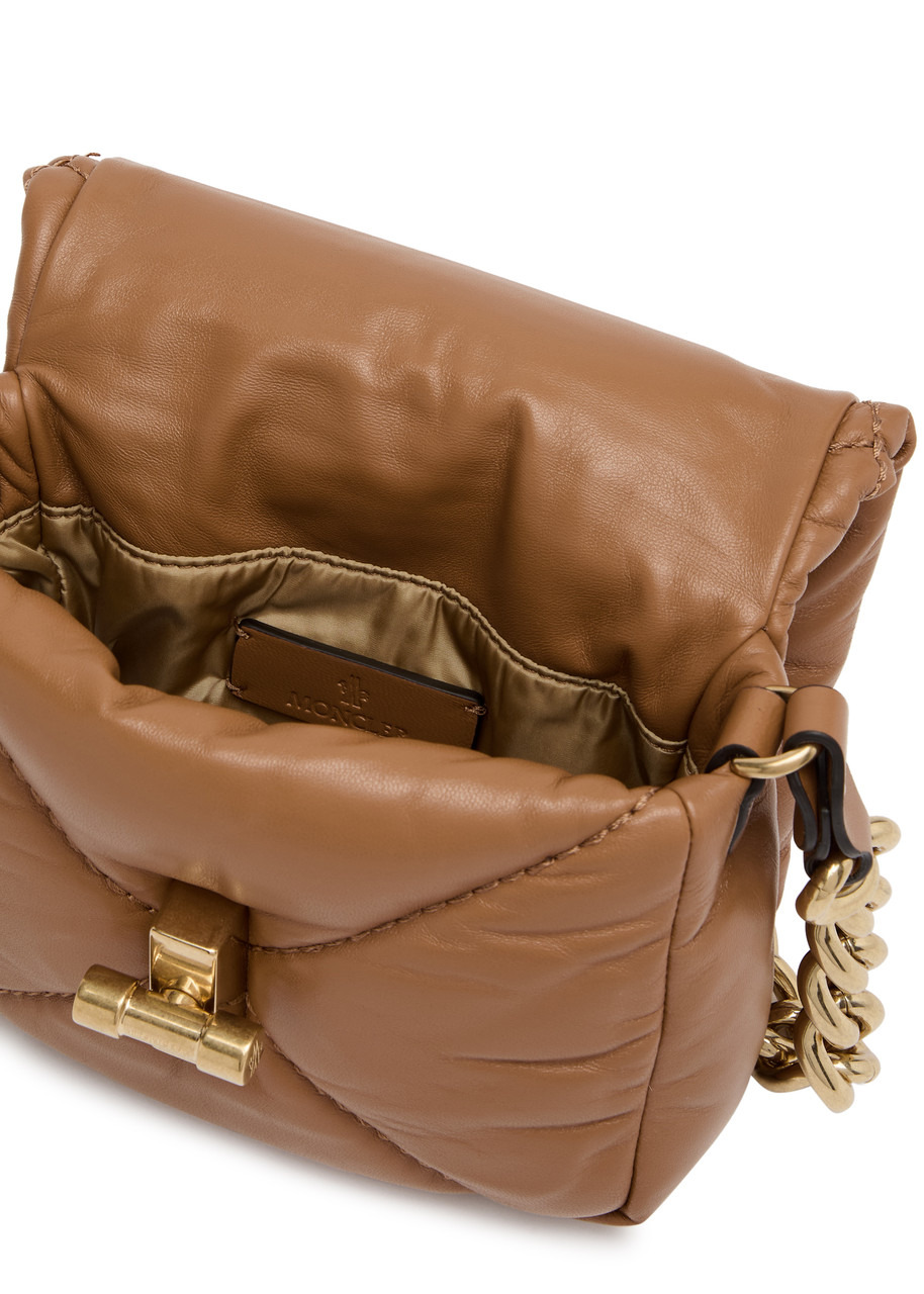 Puf mini quilted leather shoulder bag - 4