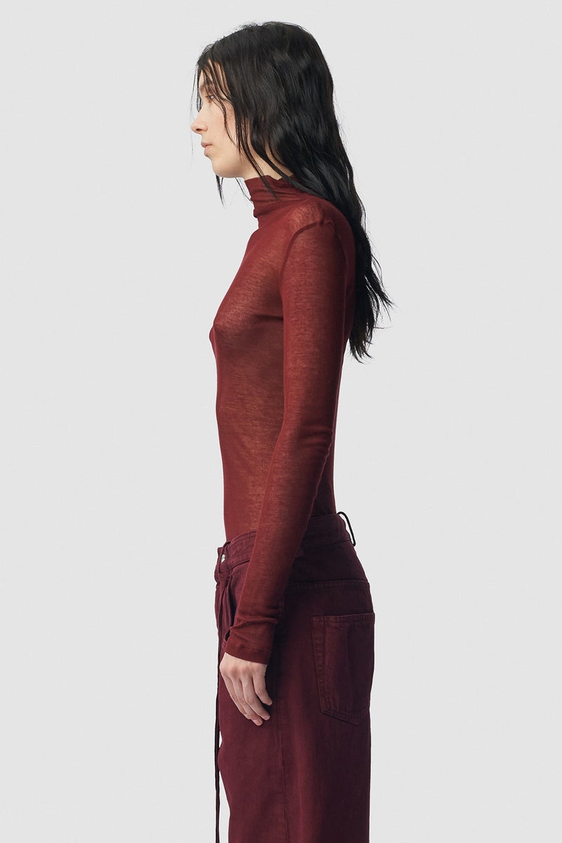 Kaisu Standard Fit Long Sleeve Turtle Neck Tee - 2