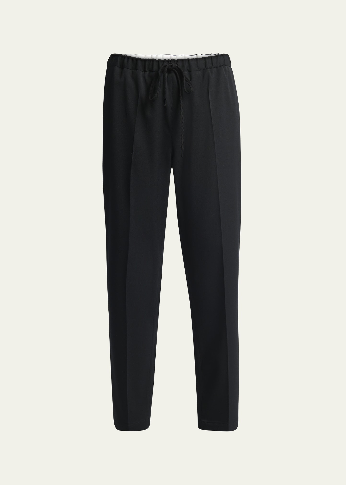 Wool Drawstring Pants - 1