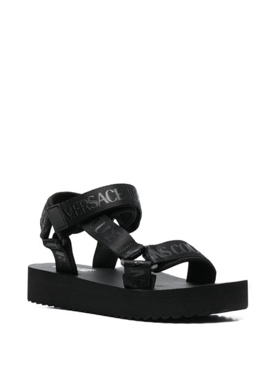 VERSACE JEANS COUTURE strappy platform sandals outlook