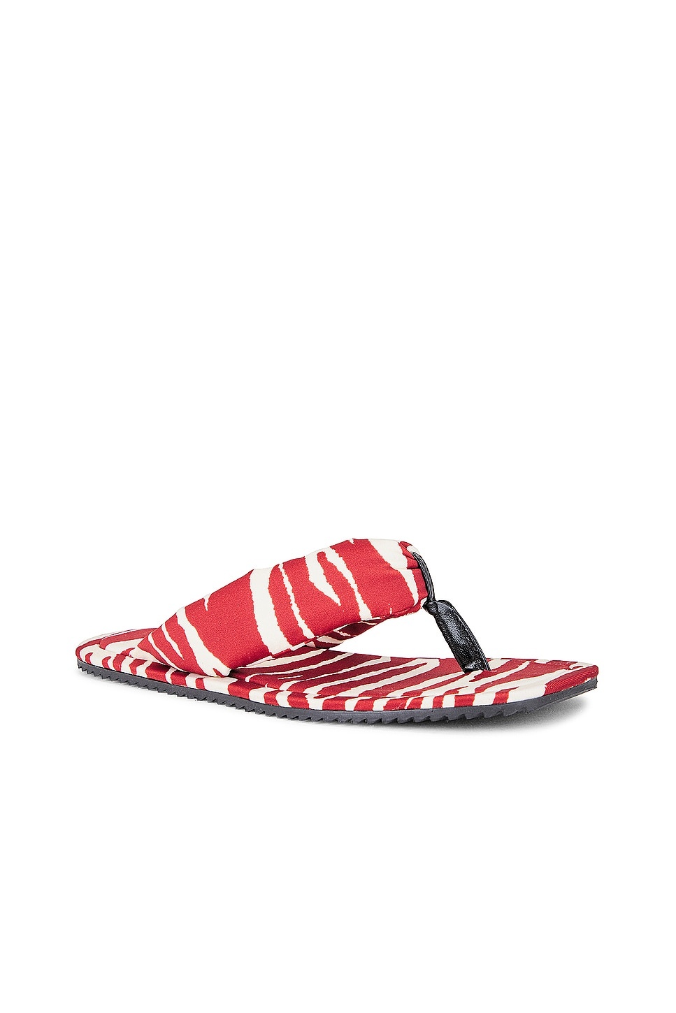 Zebra Printed Indie Flat Thong Sandal - 2