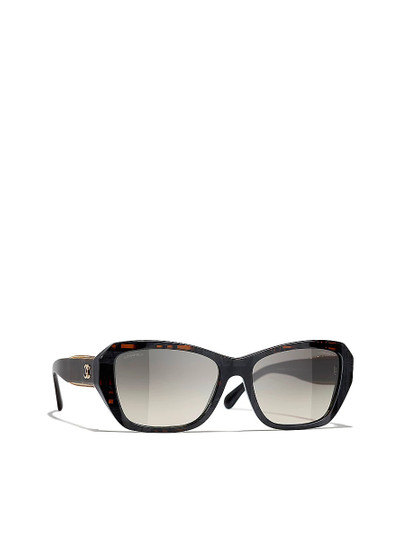 CHANEL CH5516 butterfly-shape acetate sunglasses outlook