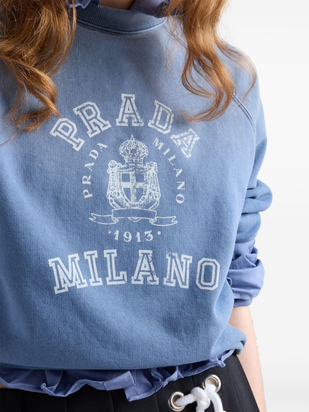 cotton crew-neck sweatshirt - 6