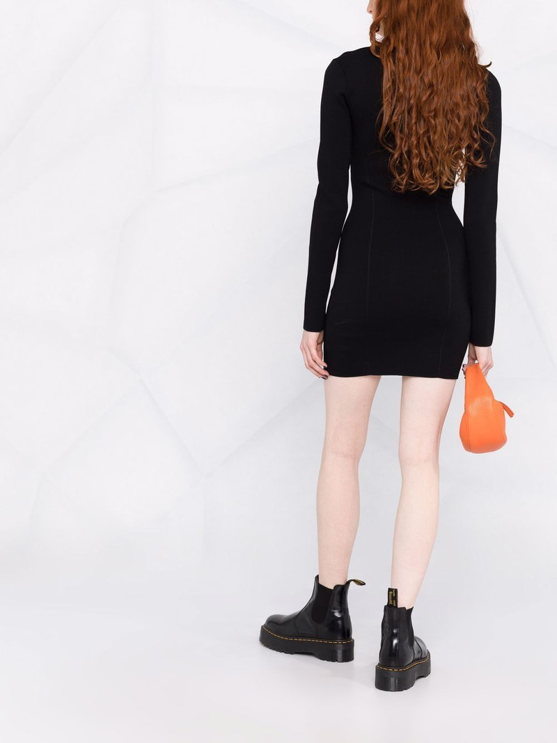 Villar long-sleeve mini dress 6