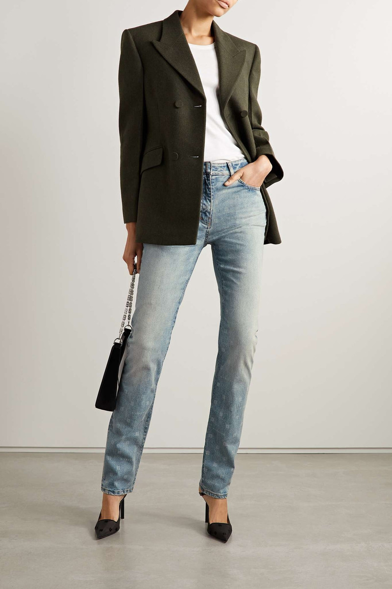 Givenchy Printed high-rise skinny jeans outlook