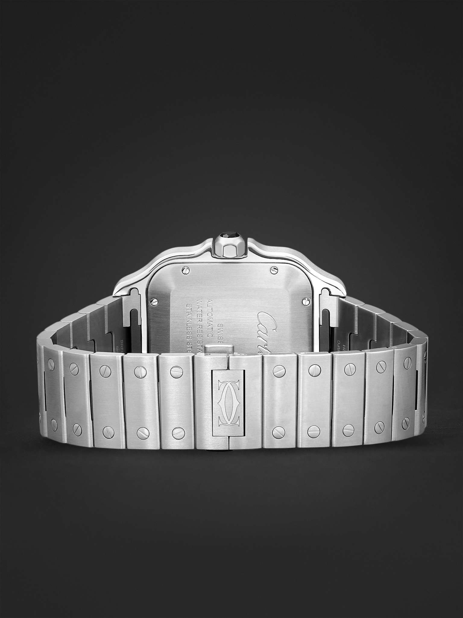 Santos de Cartier Automatic 39.8mm Interchangeable Steel and Rubber Watch, Ref. No. WSSA0037 - 6