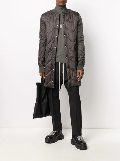 Rick Owens belted padded coat outlook