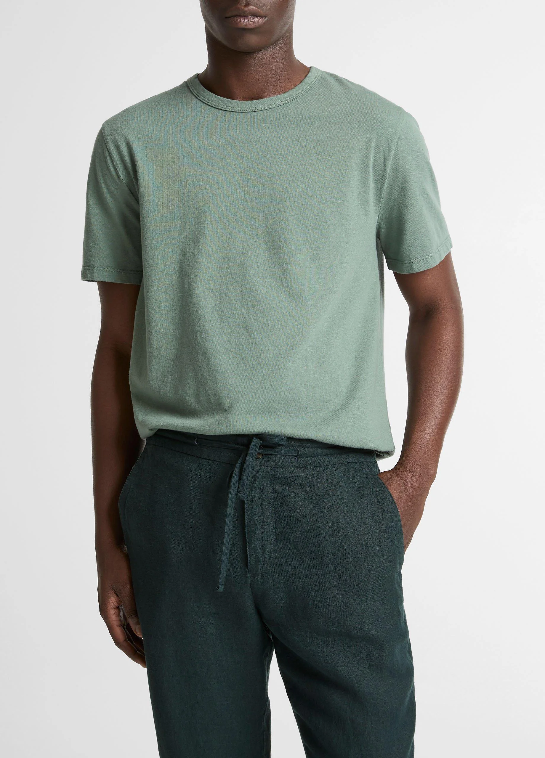 Garment Dye Cotton T-Shirt - 1
