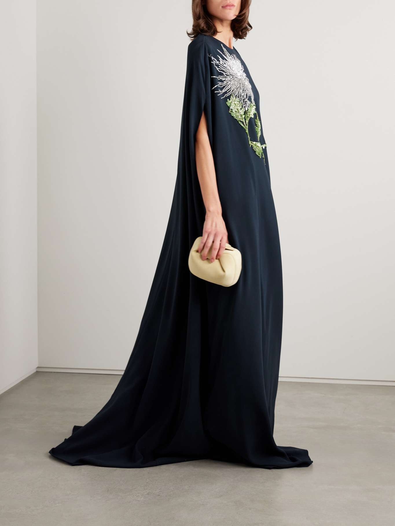 Oscar de la renta cape dress hotsell