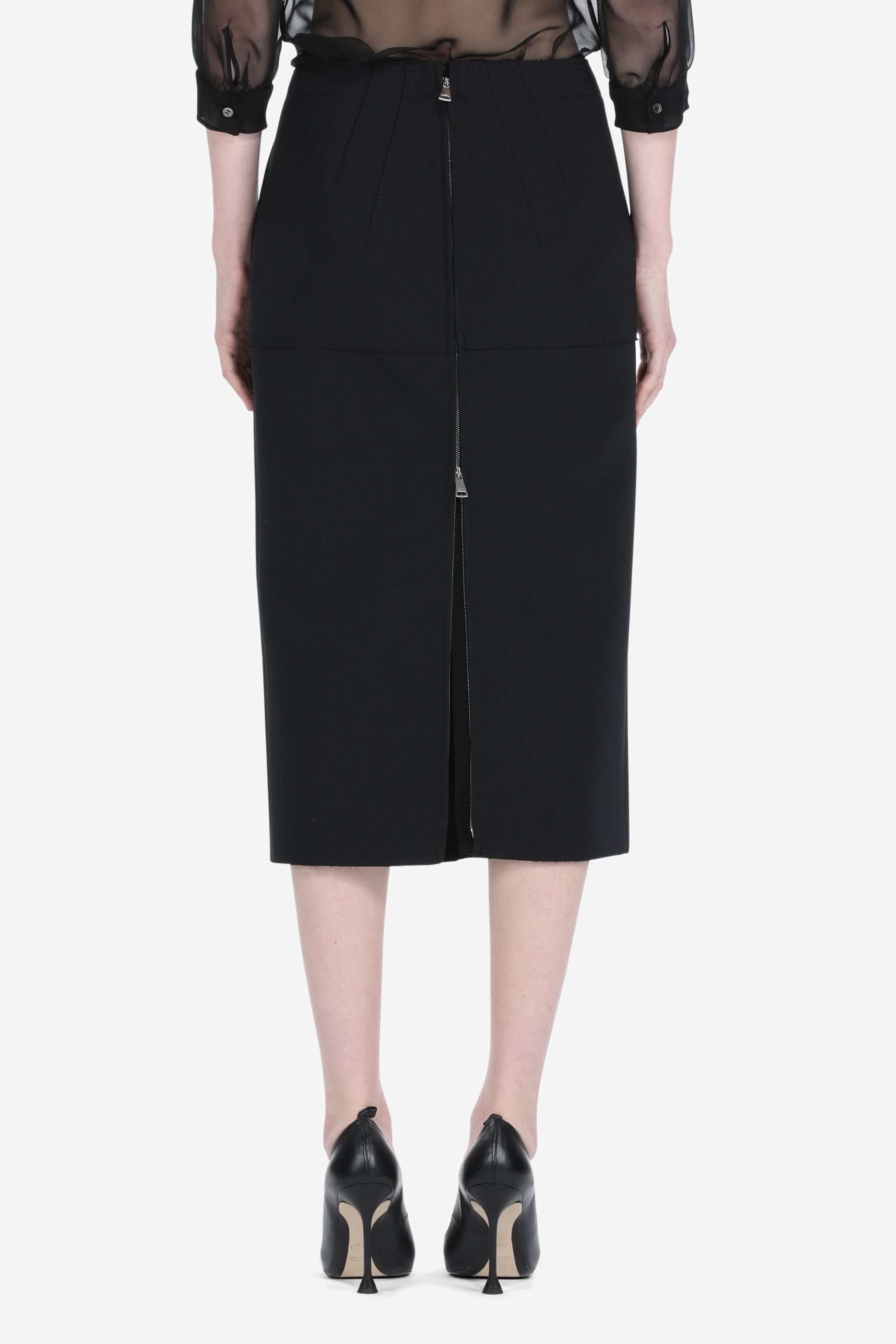 TAILORED PENCIL SKIRT - 2