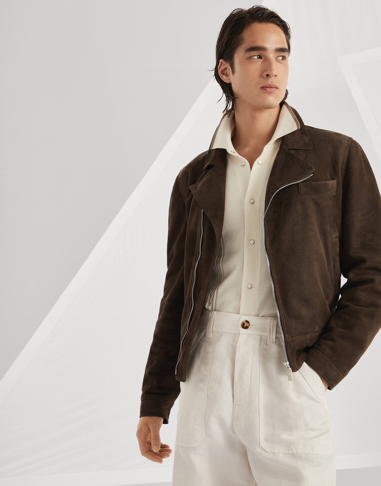 Country suede biker jacket - 4