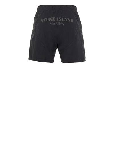 Stone Island B04X5 BRUSHED NYLON_GARMENT DYED - SI MARINA BLACK outlook